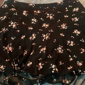 floral skirt f21.
